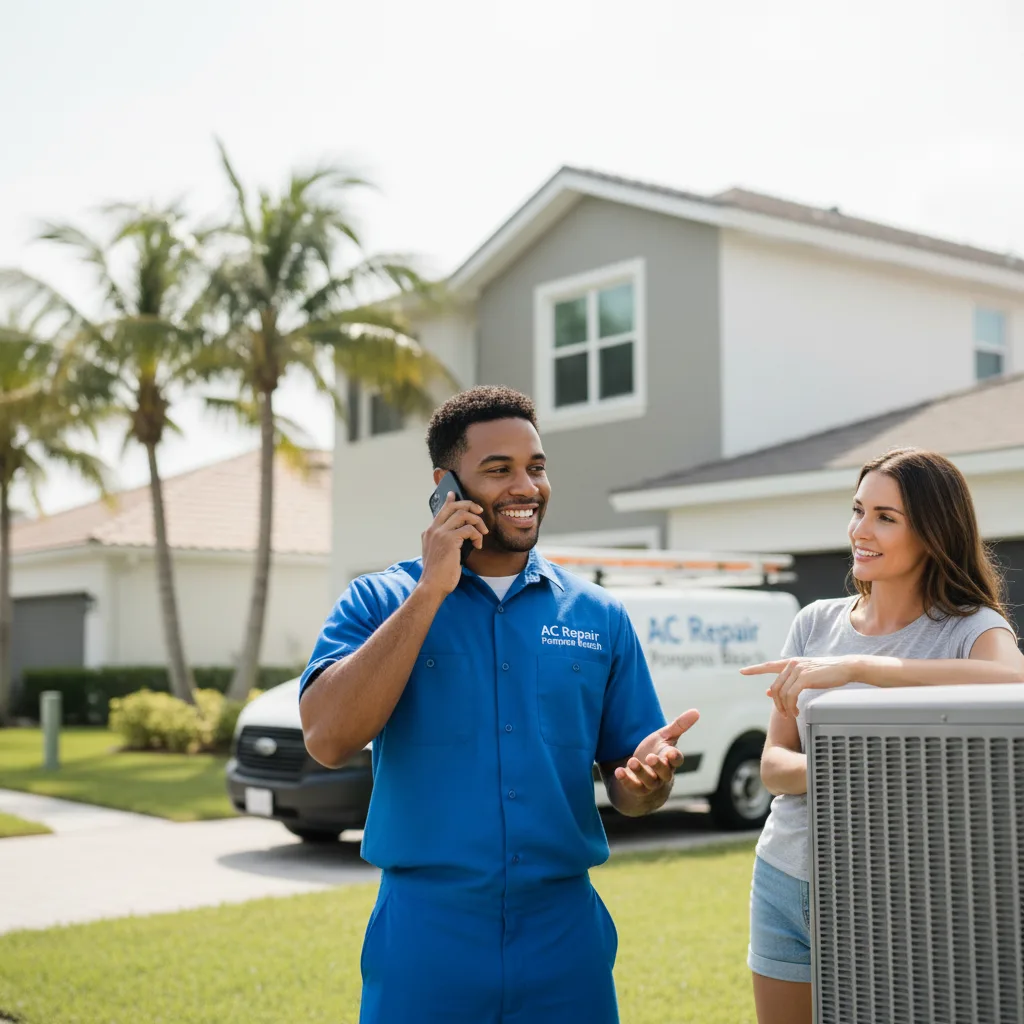 AC Repair Pompano Beach customer support in Ecru
